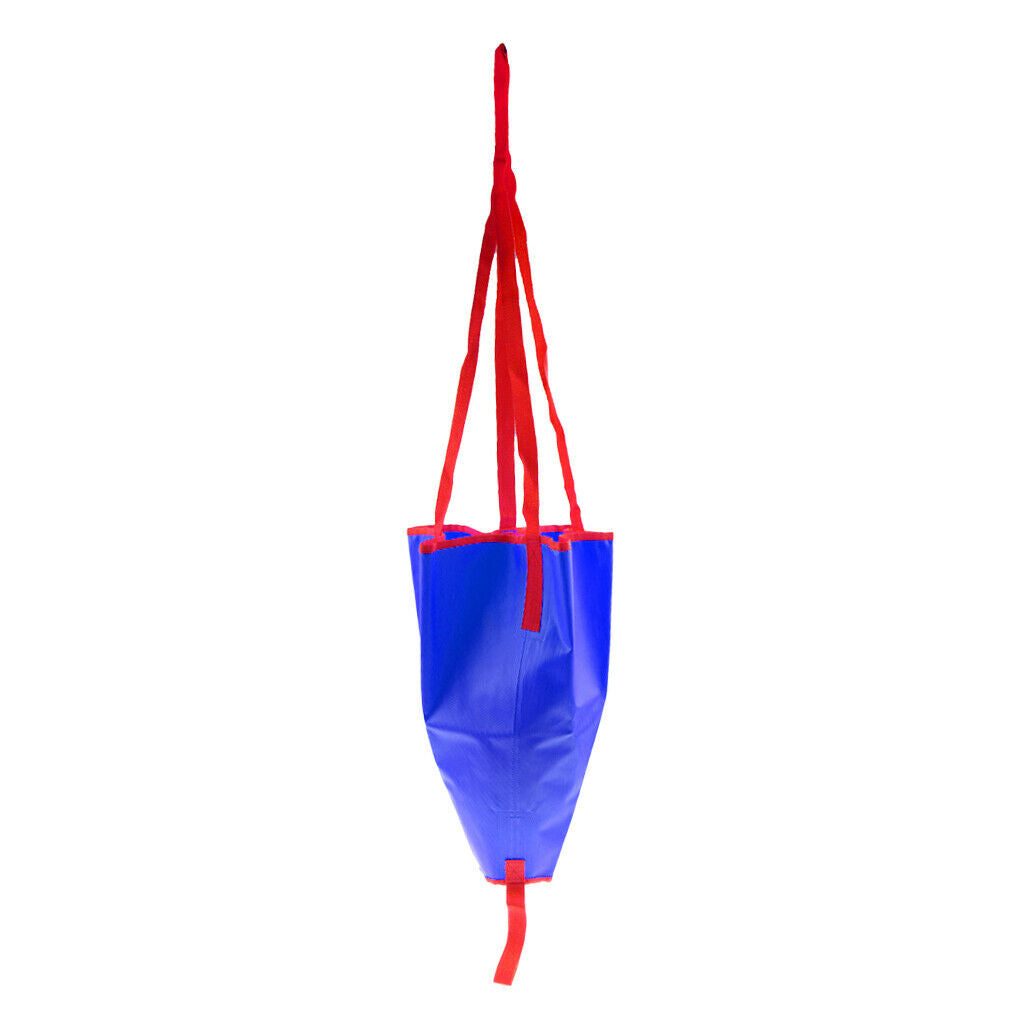 18 "Blue PVC Fishing Nautical Anchor Drogue For 12-14ft Boat Yacht Kayak Dinghy