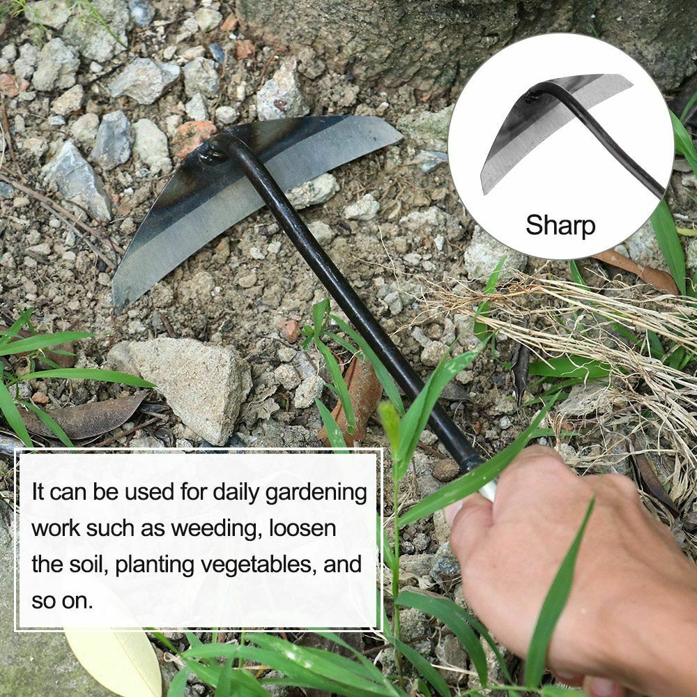 Planting Hoeing Soil Loosening Shovel Weed Puller Garden Hoe Handheld All-steel