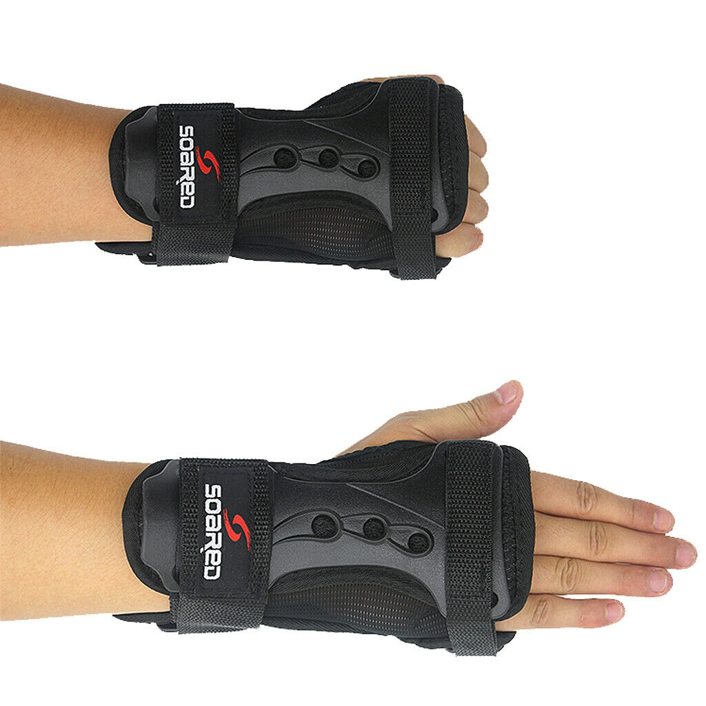 2 Set Skateboard Roller Wrist Guard Glove Sport Wrist Support Brace M+L