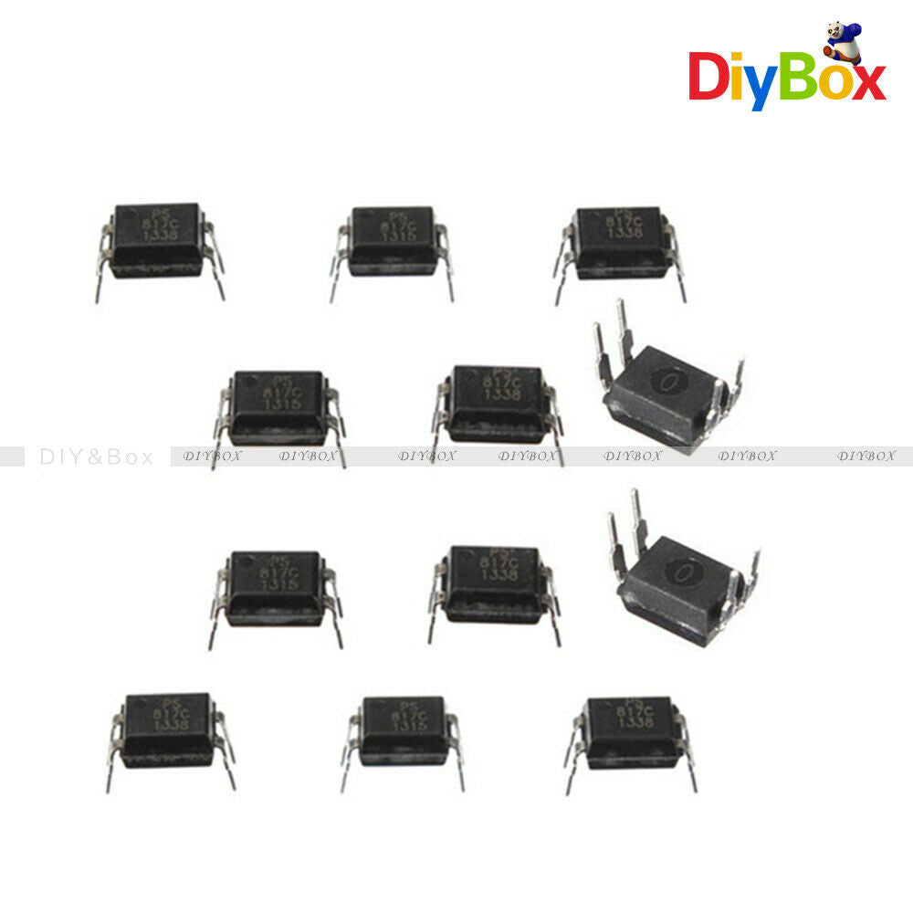 10PCS PC817-1 PC817 EL817C LTV817 DIP-4 OPTOCOUPLER SHARP Set