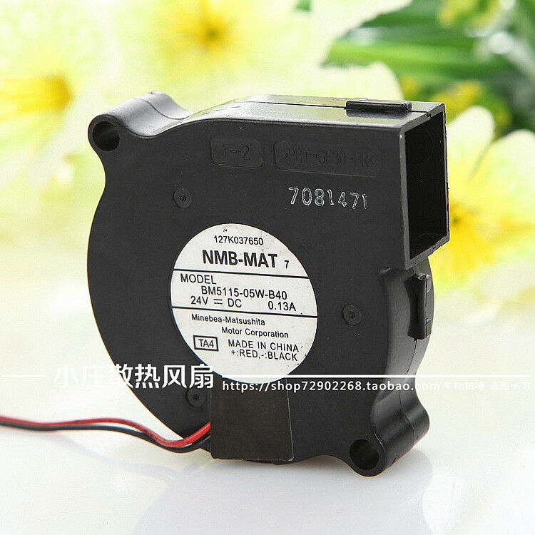 For NMB BM5115-05W-B40 Fan DC24V 0.13A 2Pin 51*51*15mm