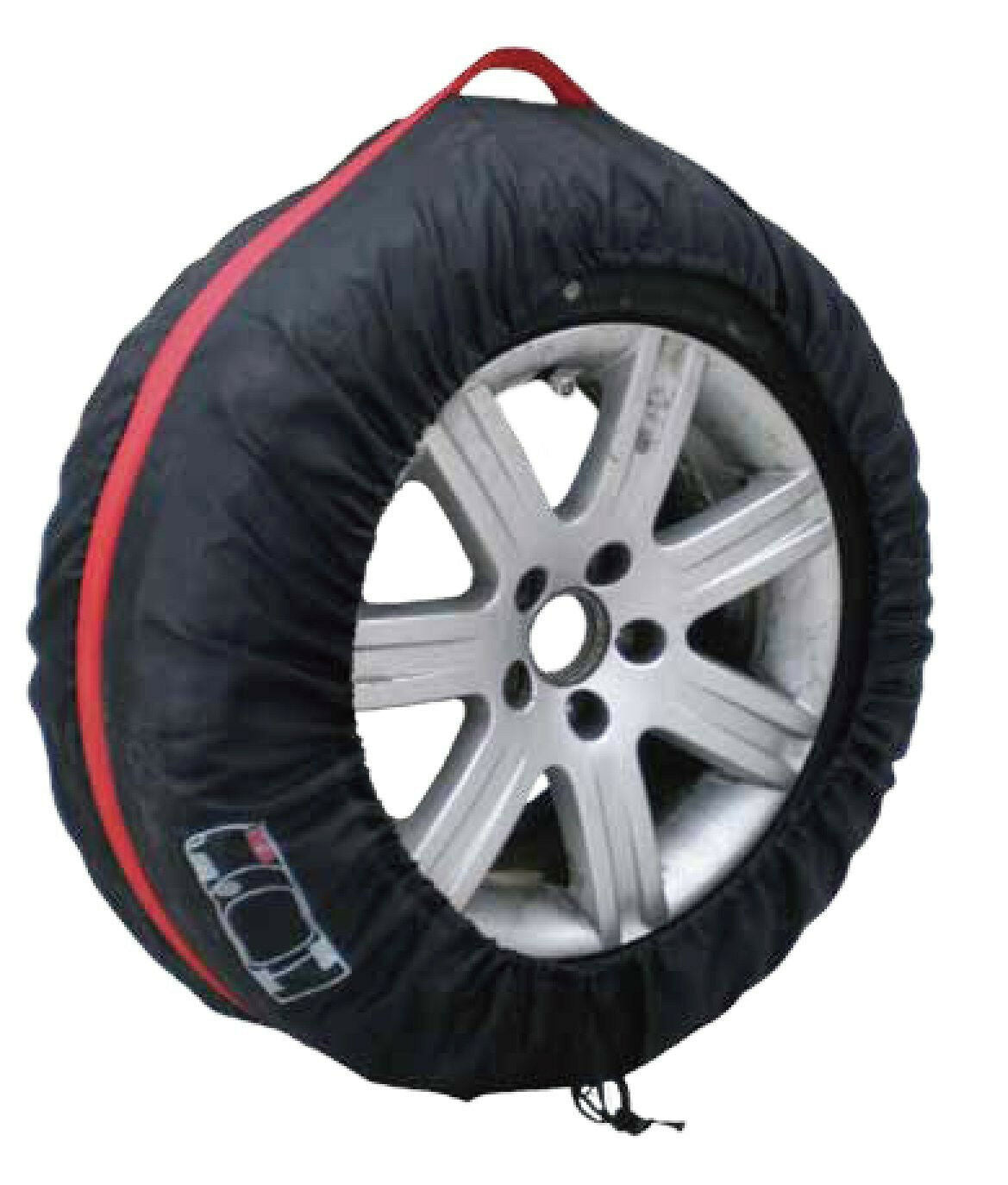 4 Pcs 16"-22" Wheel Tyre Protection Cover Car Truck Tire Carry Tote Storage Bags
