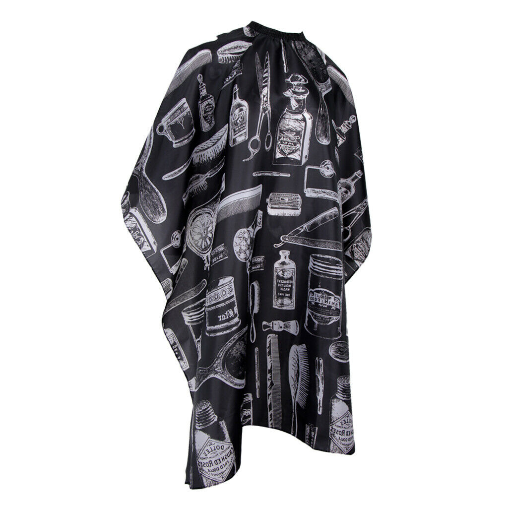 2Pcs Salon Hair Cut Hairdressing Hairdresser Barbers Cape Gown Cloth Waterproof