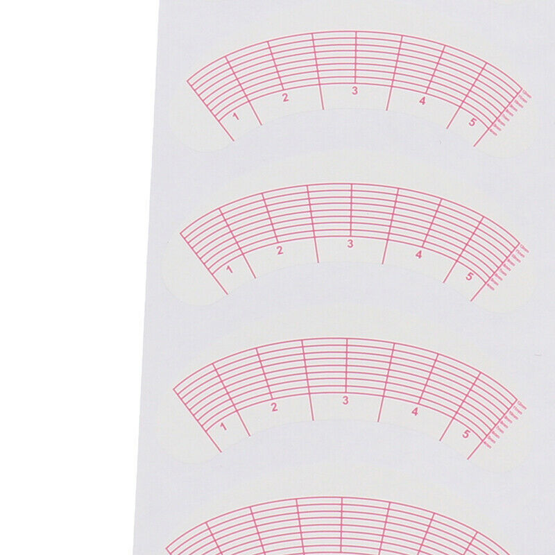 35Pairs Measure Practice Eyelash Extension Training Eye Positioning Tips .l8
