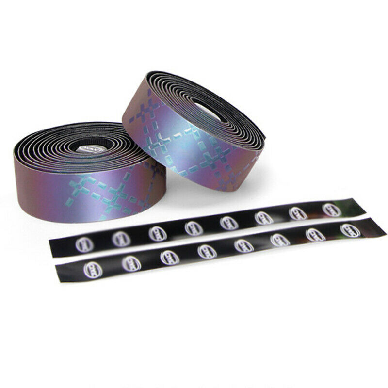 2Pcs Soft Road Mountain Bike Bicycle Handlebar EVA Bar Anti-slip Wrap Plug Tape