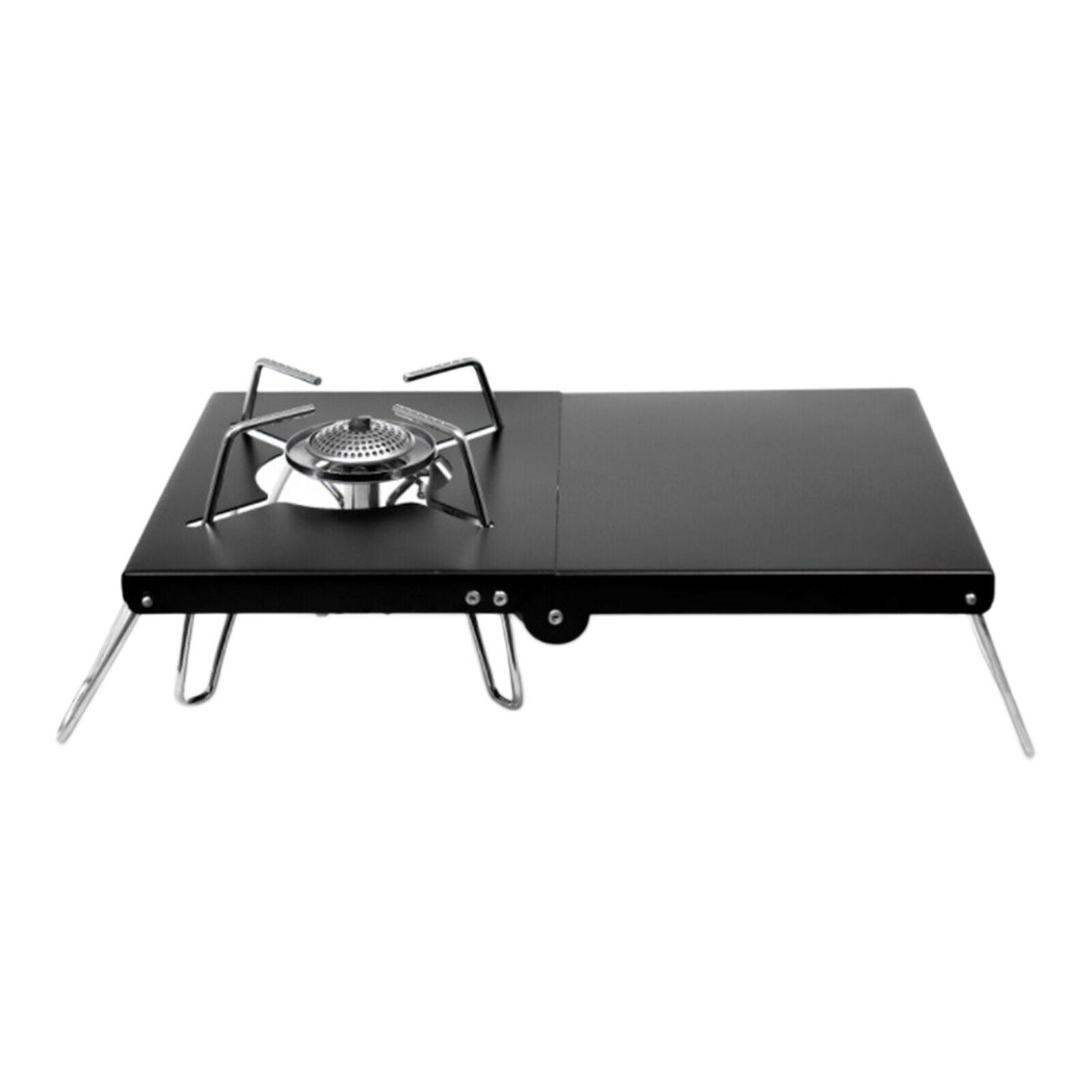 Folding Stove Table Camping Stove Stand BBQ Cooking Station Desk Beach