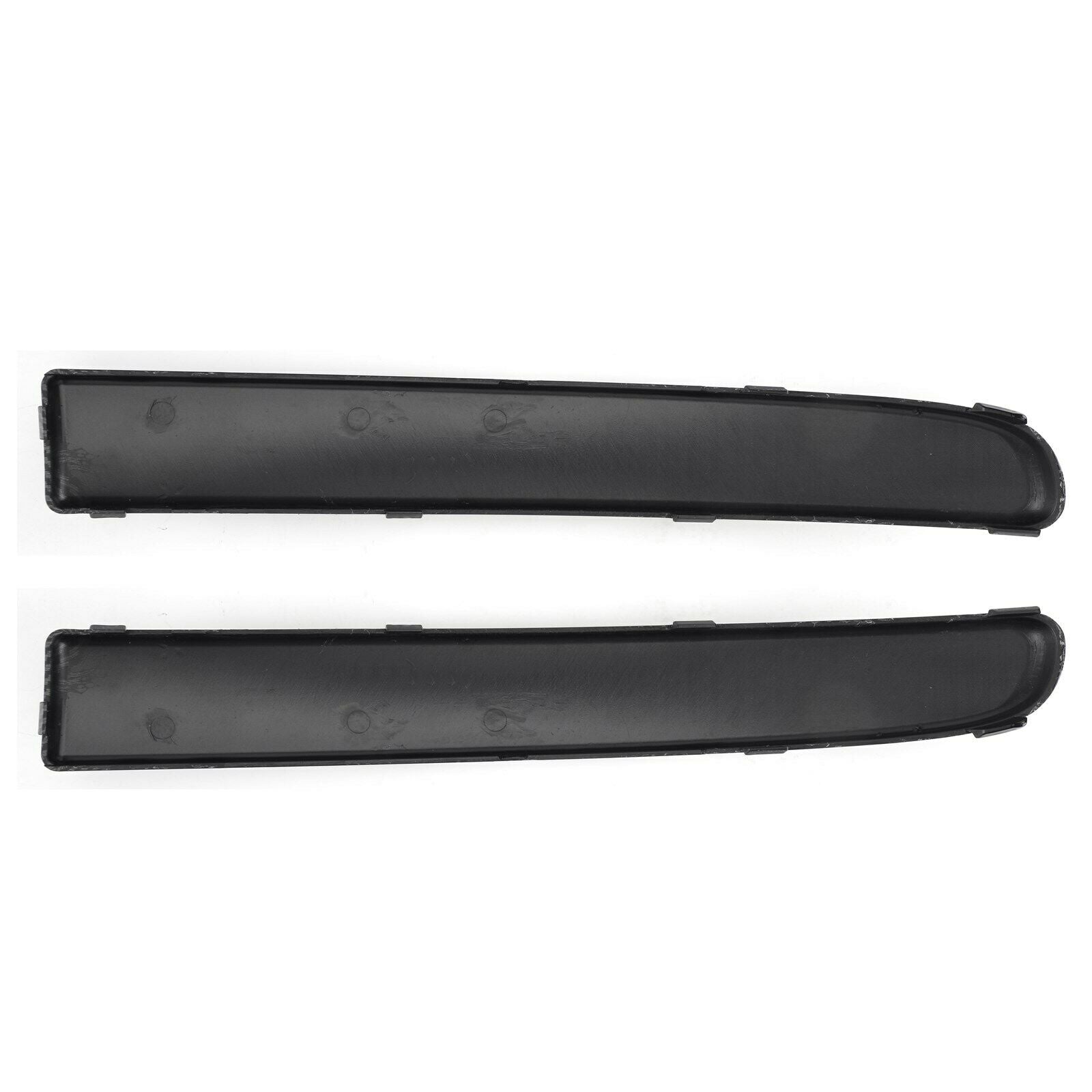 Pair Front Bumper Moulding Trim Carbon Fiber fit FIAT 500 2008-2015 CA