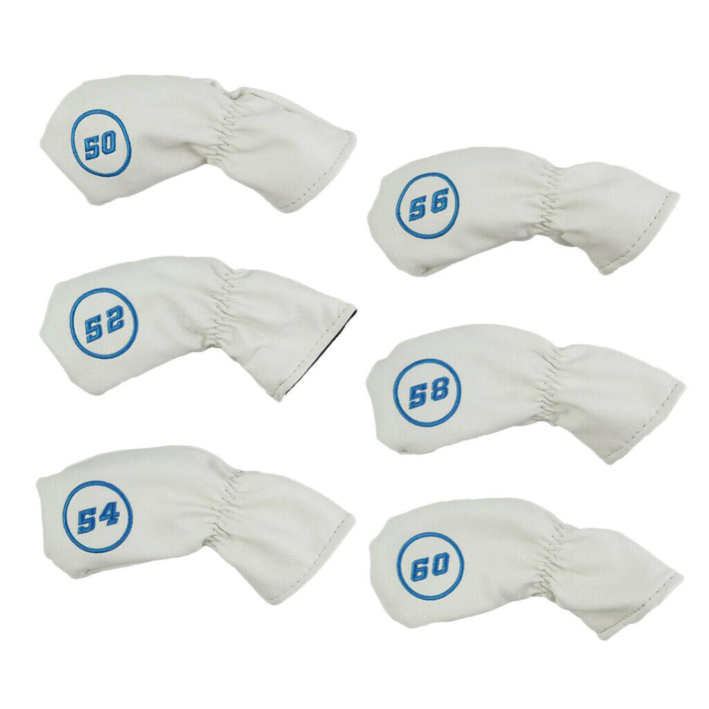 6 lot Golf Club Head Cover Irons Headcover Golf Accessories Lightweight