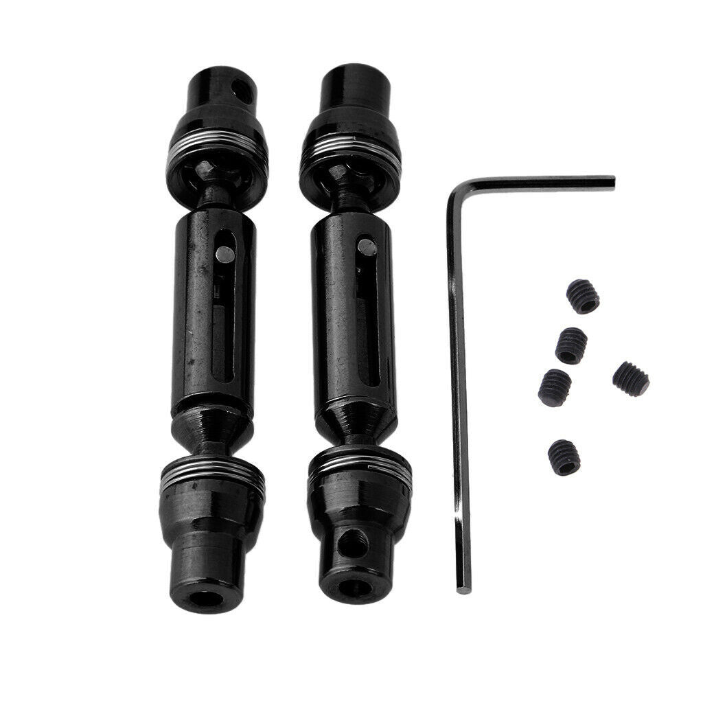 2x Universal Drive Shaft for WPL B24K B36K C14 C24 C24K MN90K MN91K Accs