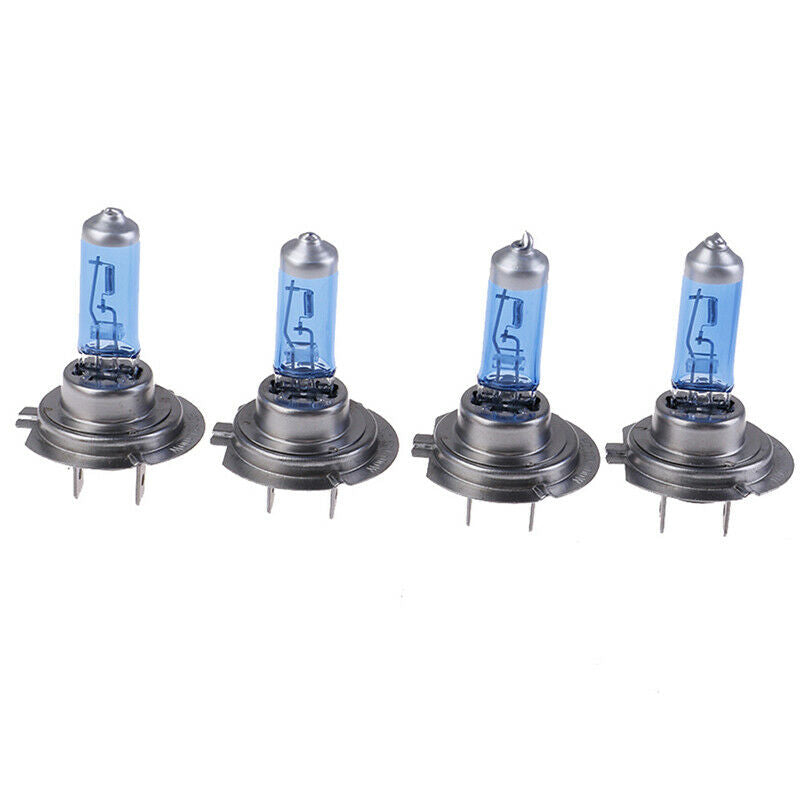 4PCS H7 Bulb Xenon Optical Halogen 8500K Ultra White 12V 100W SuperSta.l8