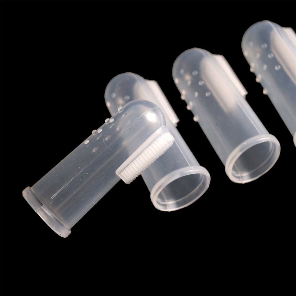 5x Finger Toothbrush Soft Silicone Safe Baby Kids Finger Toothbrush Gum Br.l8