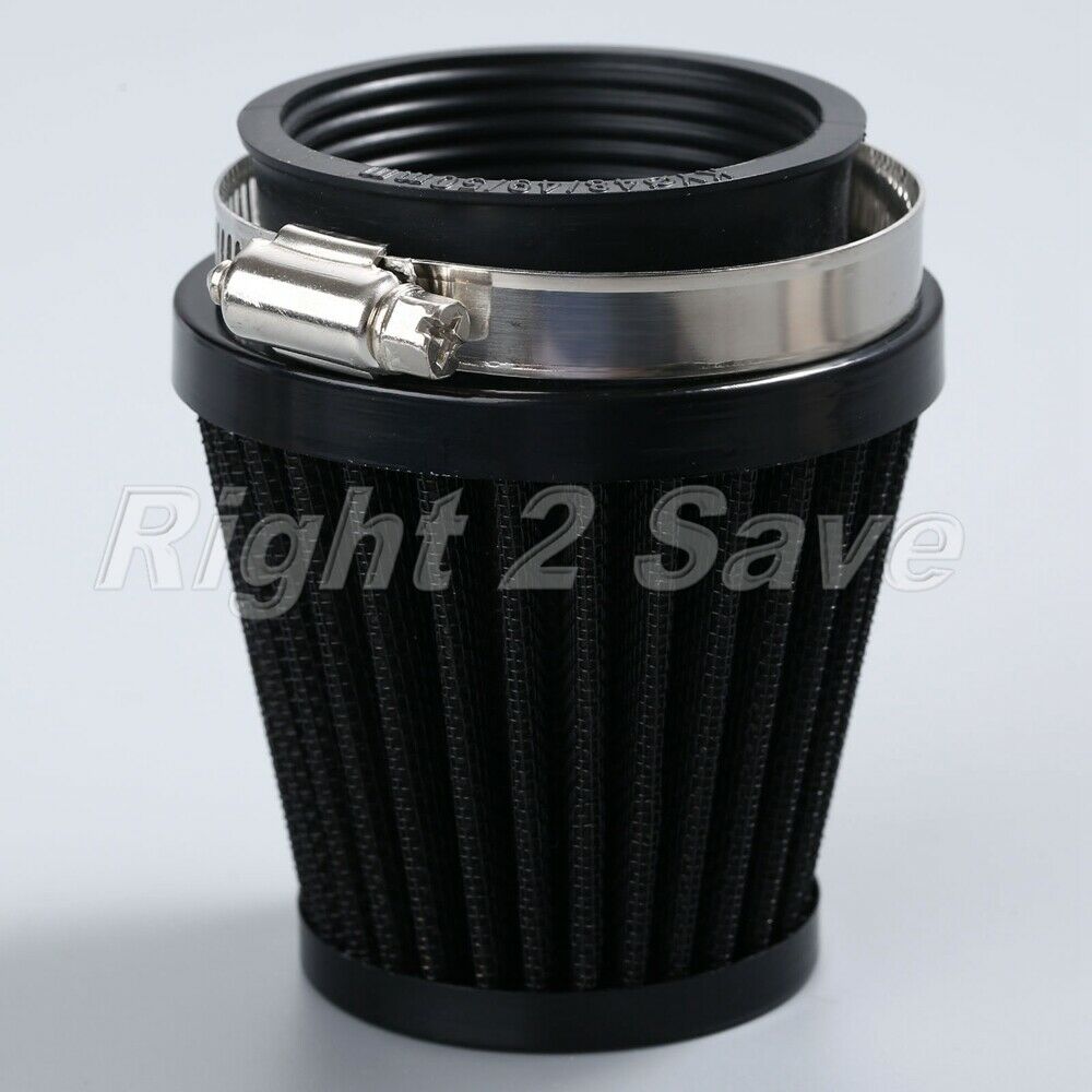 48mm Motorcycle Metal Rubber Air Intake Cleaner Filter for Scooter ATV Minibike