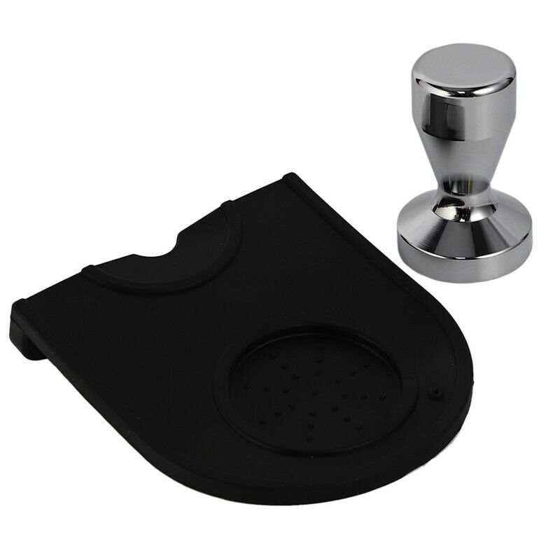 51mm Coffee Tamper Mat Silicone Rubber Tampe Corner Mat Coffee Maker U3D8D8
