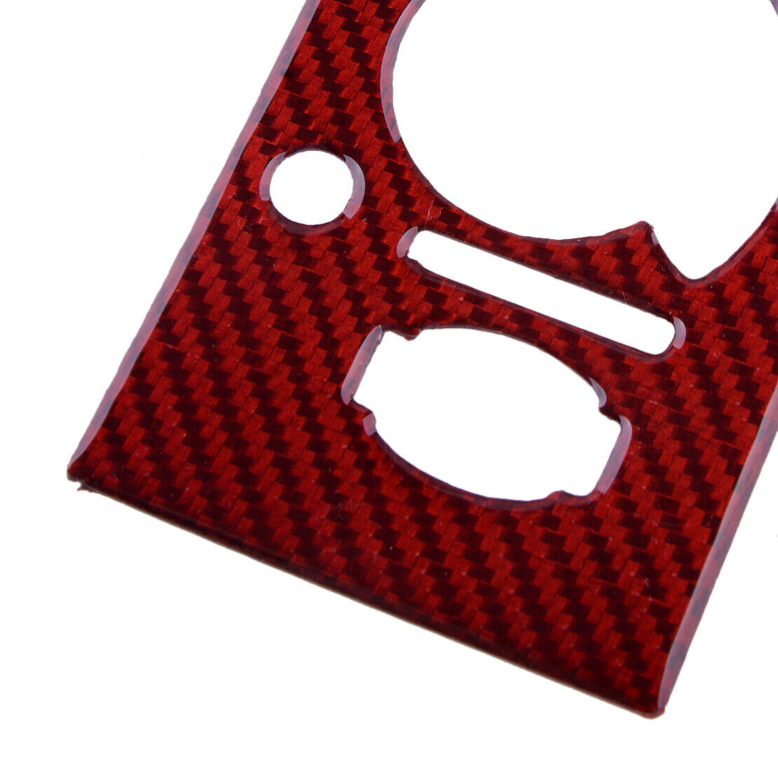 Carbon Fiber Headlight Switch Cover Trim Fit for Dodge Challenger 08-2014 New
