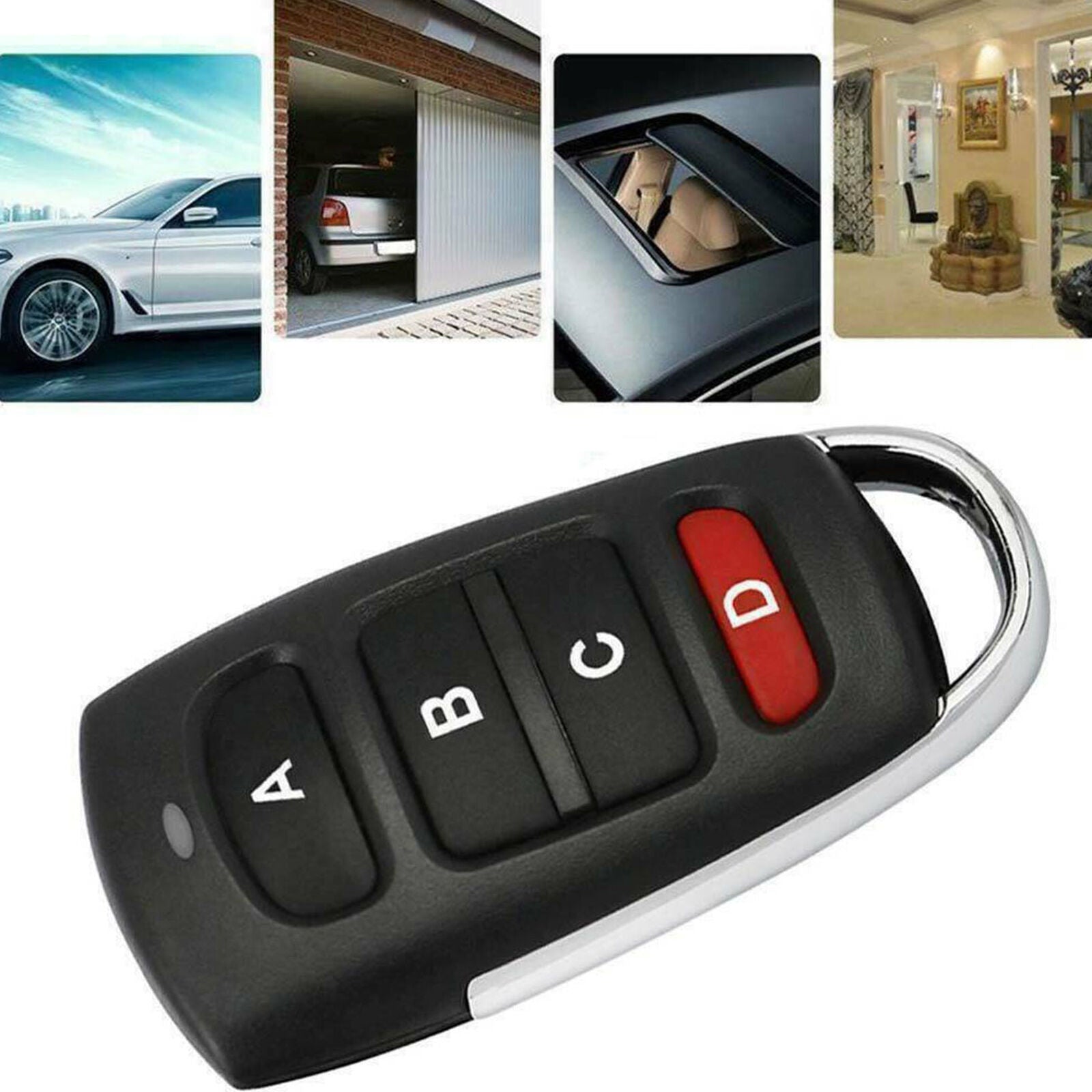 Universal Electric Gate Garage Door Remote Control Cloning Cloner 433mhz 4Button