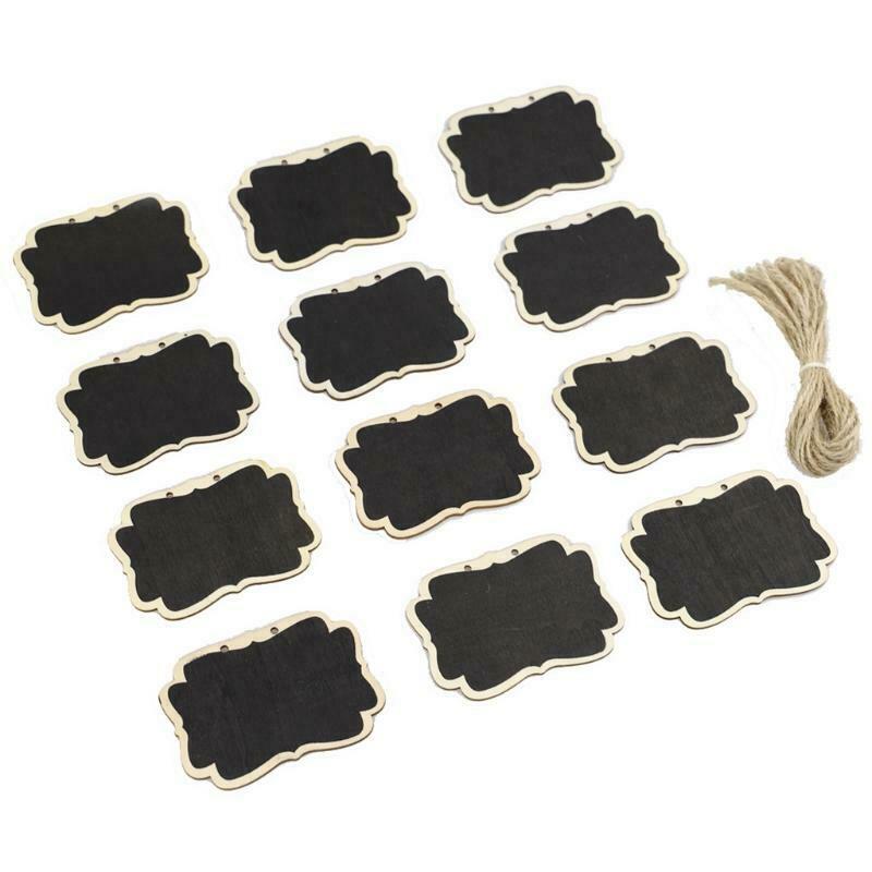 Hanging Chalkboards Mini Memo Name Tags Wedding Birthday Party Favours