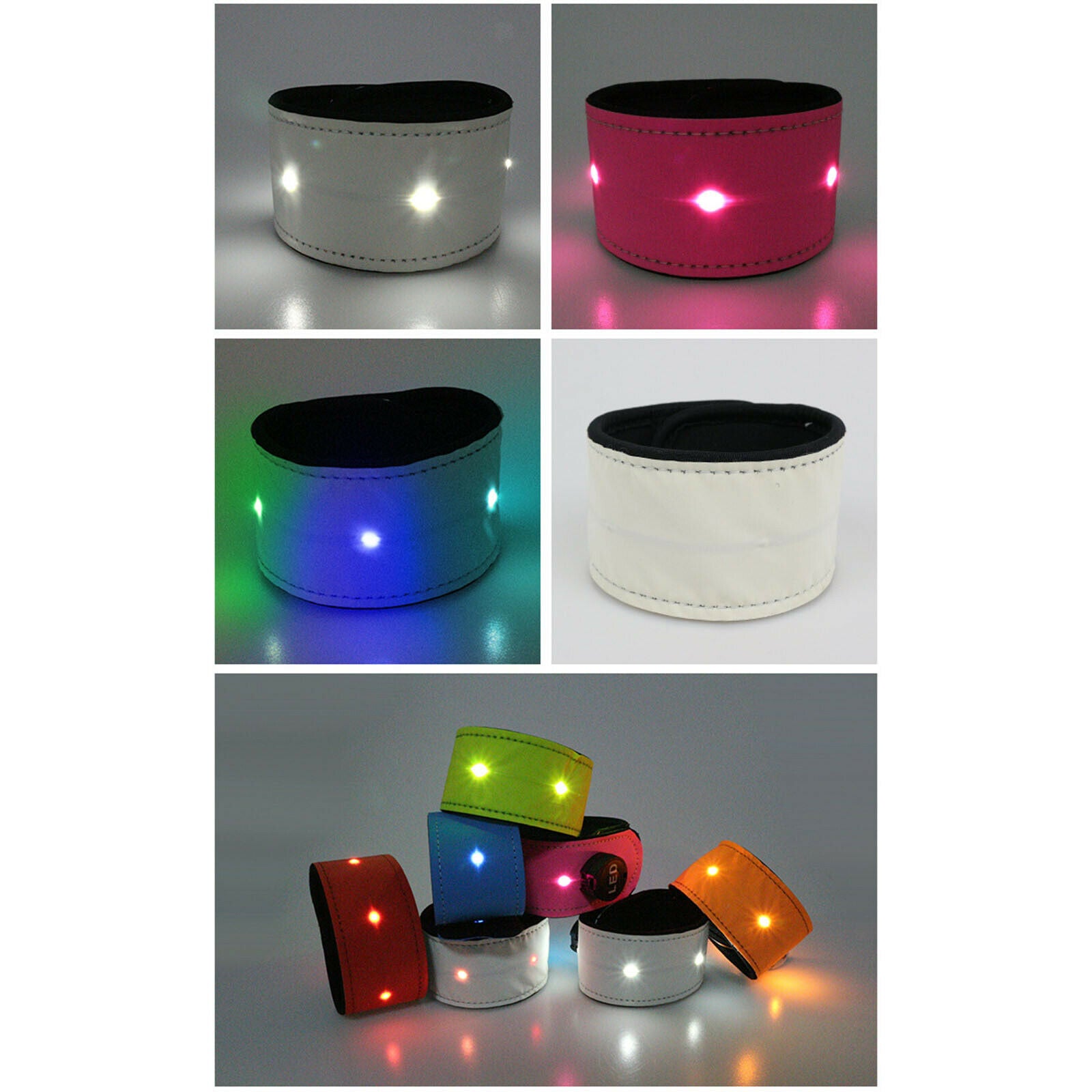 Reflective Safety Leg Belt LED Horse Leg Strap Night Cycling Walking Running