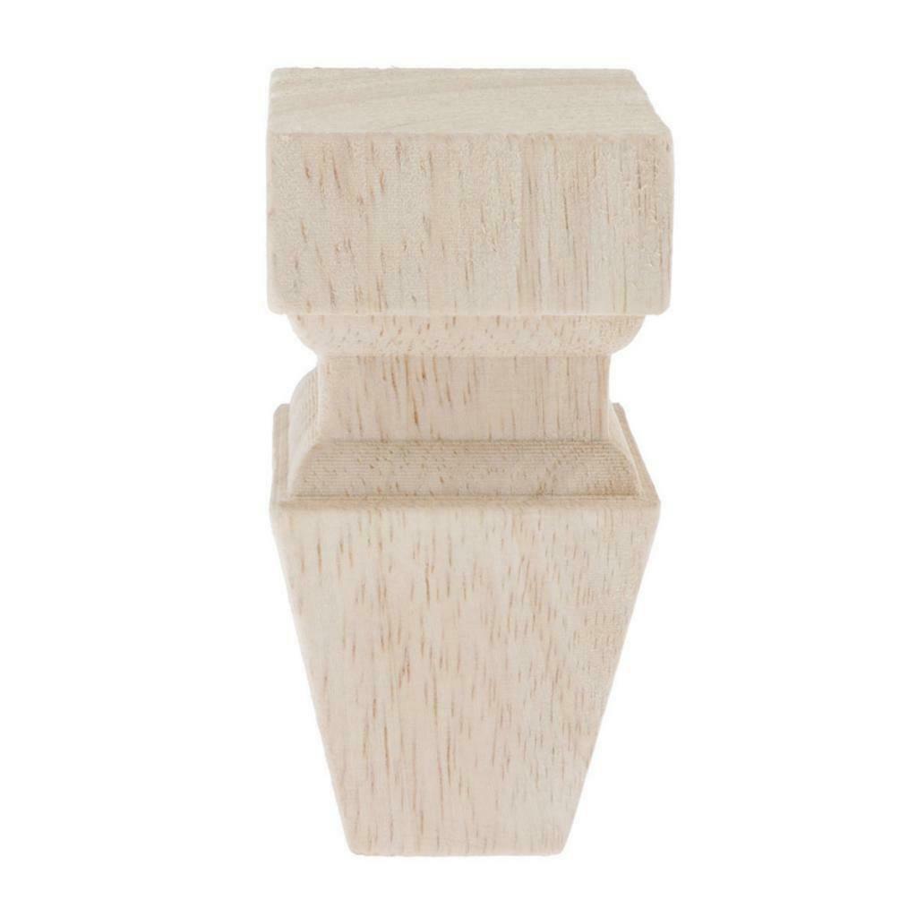 2Pack Sofa Leg Unfinished Furniture Feet For Bedroom Couch Chair Cabinet