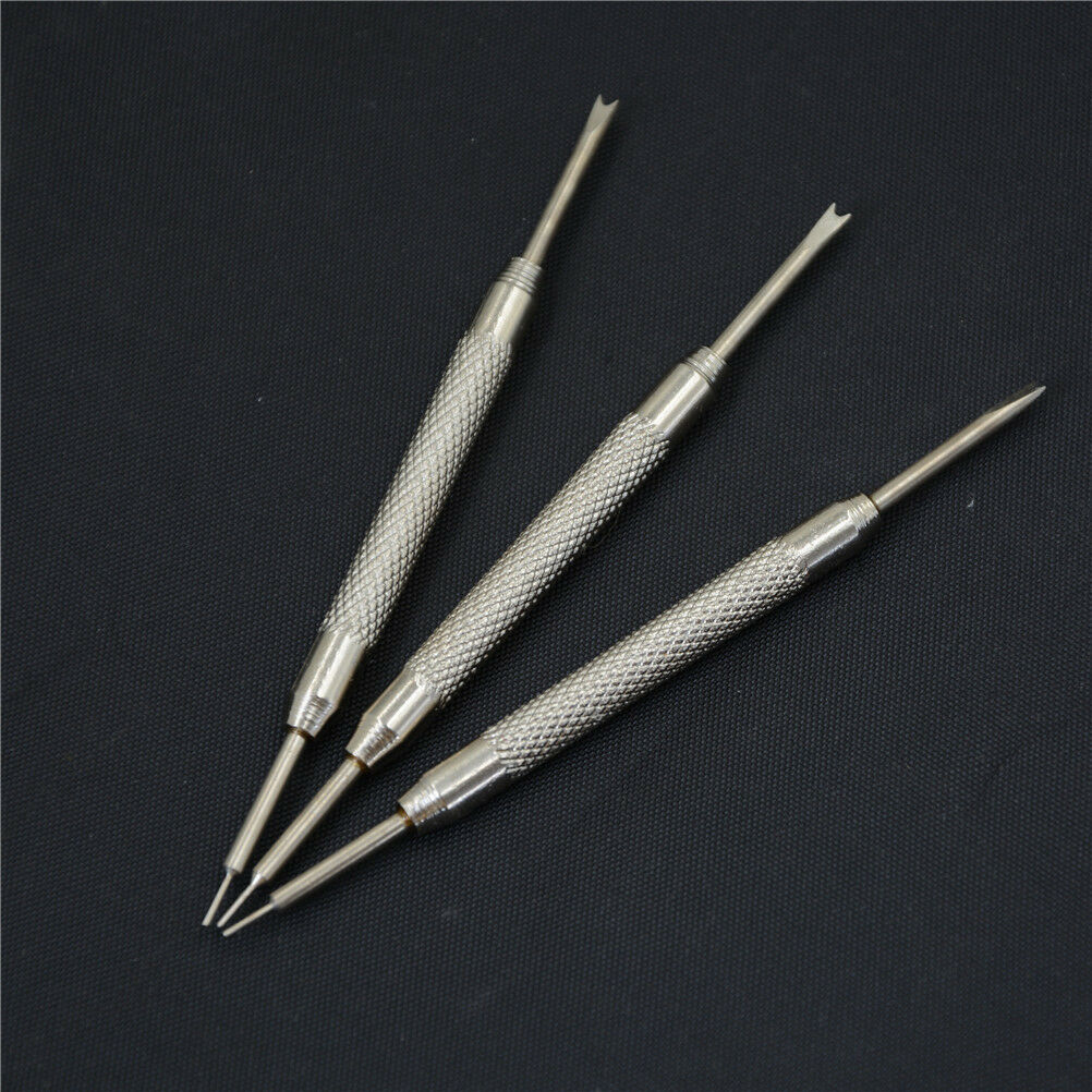 3pcs New Watch Band Spring Bars Strap Link Pins Remover Repair Kit Too.l8