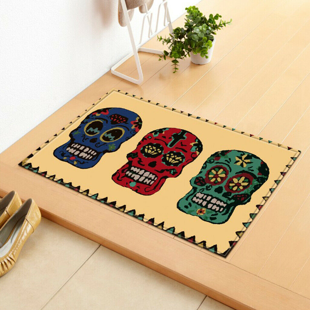 Polyester Fibre Non-slip Carpet Door Mat Floor Rug Mat for Kitchen Home, 60 x 40