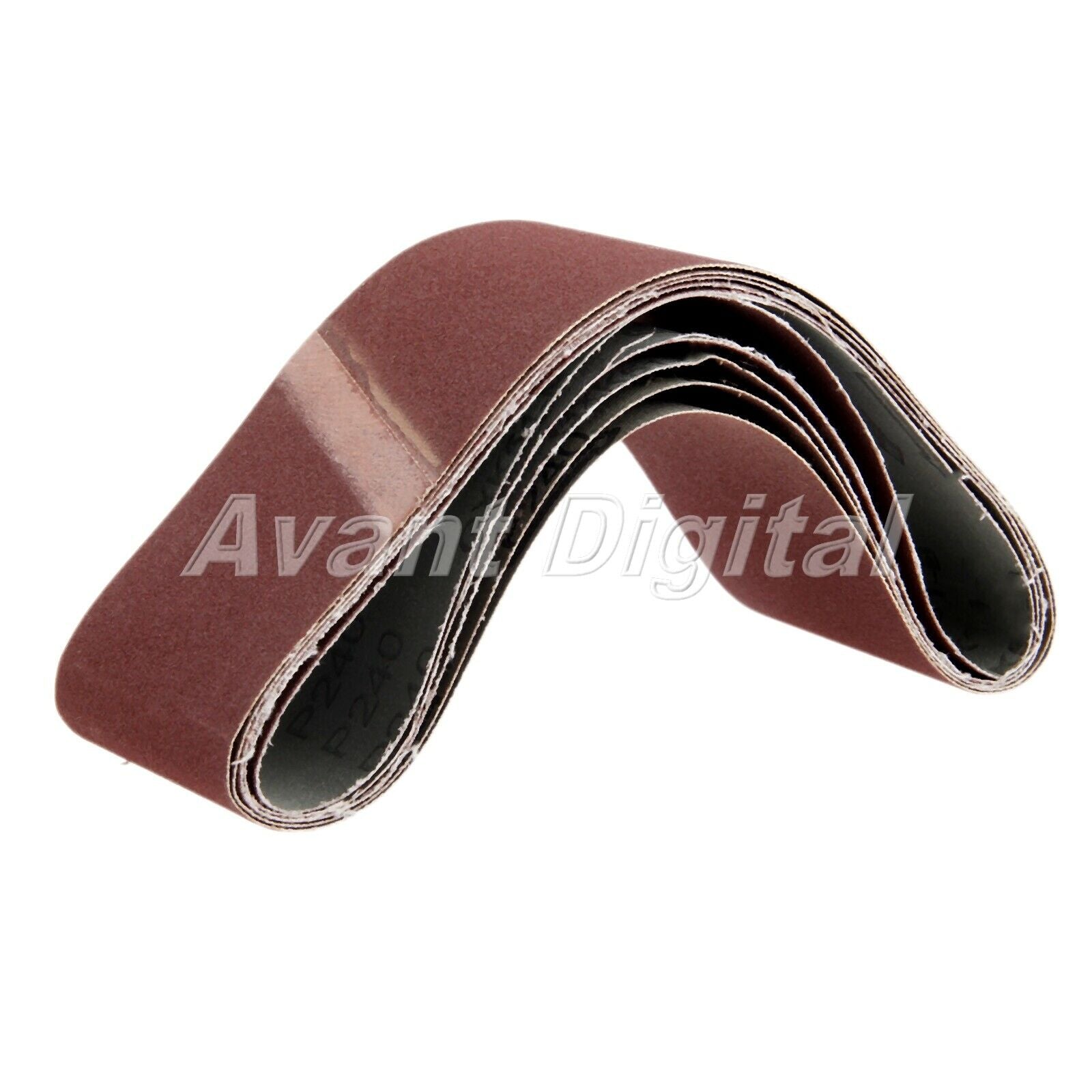5pcs 240# Grit Sanding Abrasive Sander Belt Sharpening Grinding Polishing Tool