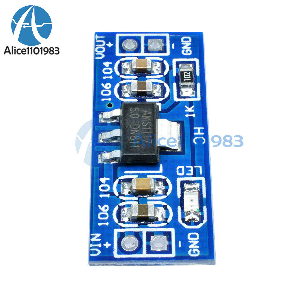 10PCS 6.0V-12V to 5V AMS1117-5.0V Power Supply Module AMS1117-5.0
