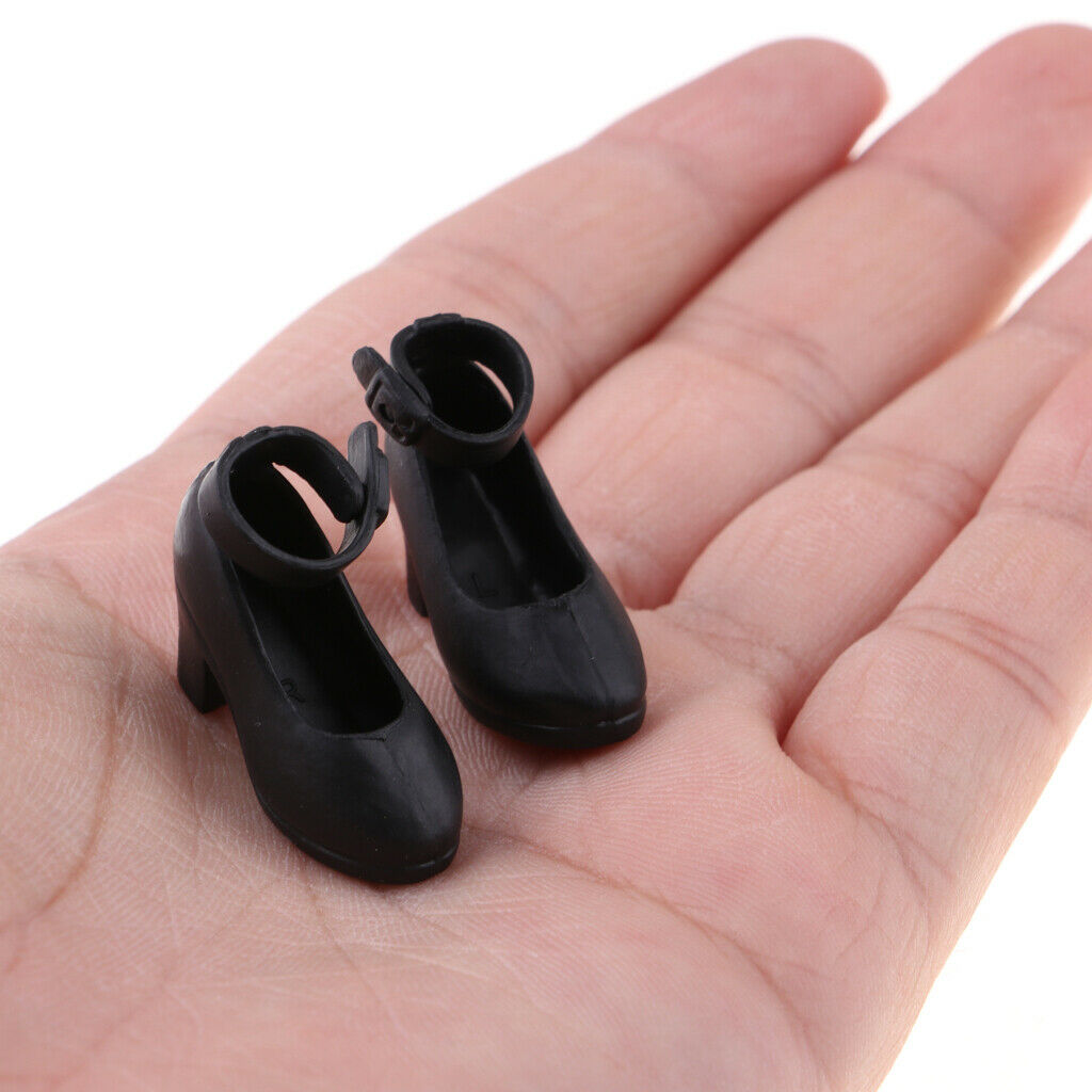 Black 1/6 Girl Maid Dress Kit for 12inch Female    Action Figures