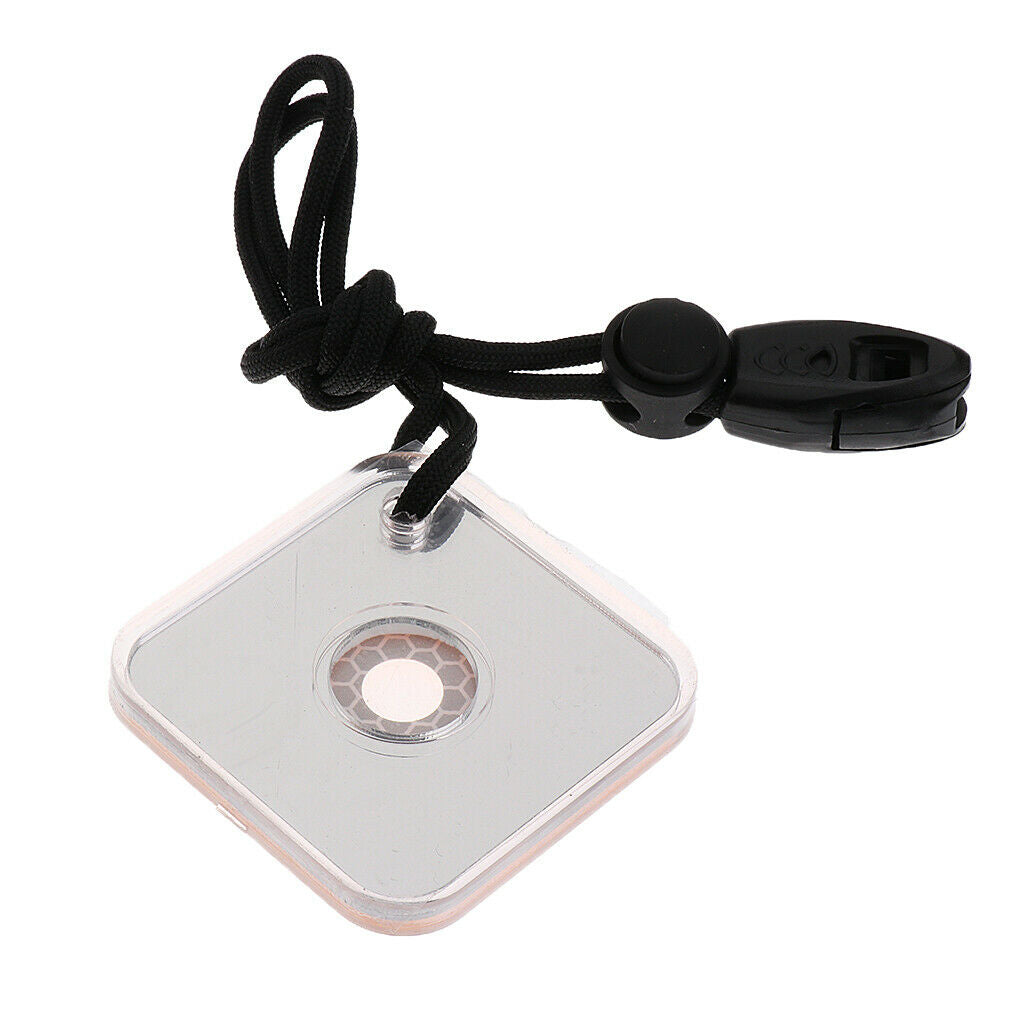 Practical  Reflective Signal Mirror With Whistle