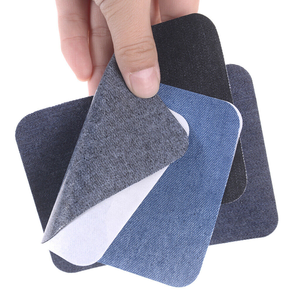 12pcs Jeans Patch Iron On Patches Repair Patchwork For Clothes Stickers S.l8