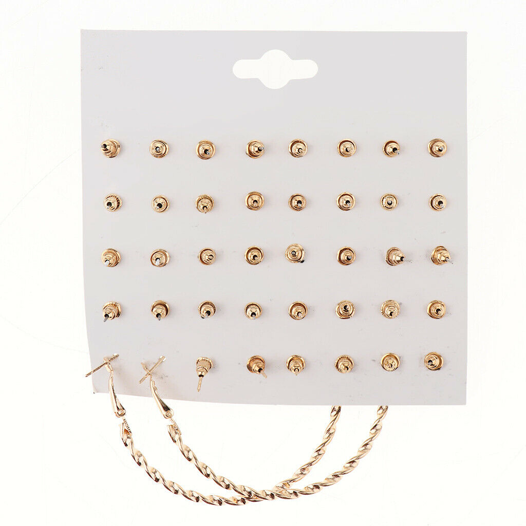 20 Pairs Wholesale Enamel Ear Stud Mixed Style Earrings Set for Women Girl