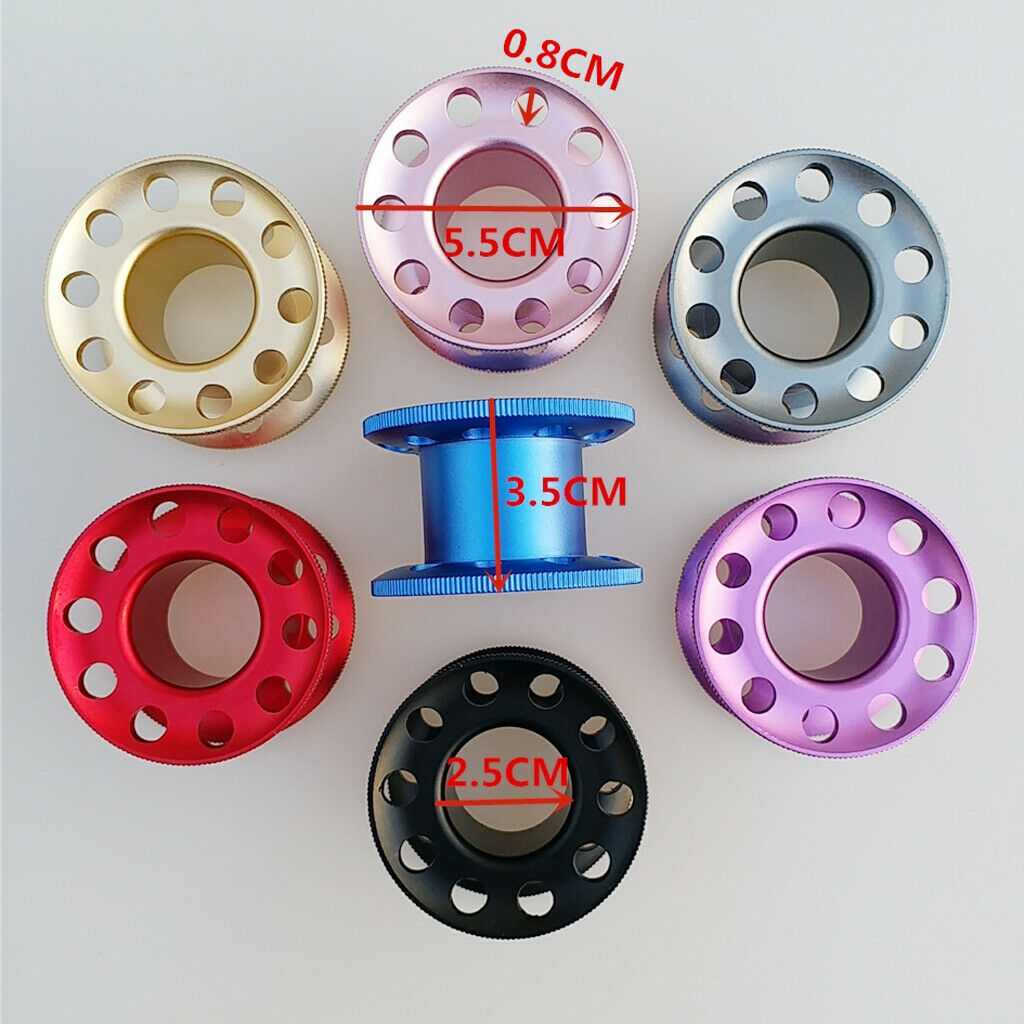 3-Pack Scuba Diving Finger Spool Reel Guide Line Holder Diver Dive Gear 18m