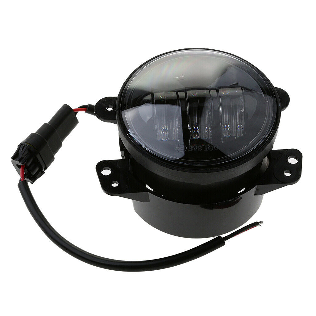 Pair 4'' 30W LED Fog Light Driving Lamp White For Jeep Wrangler