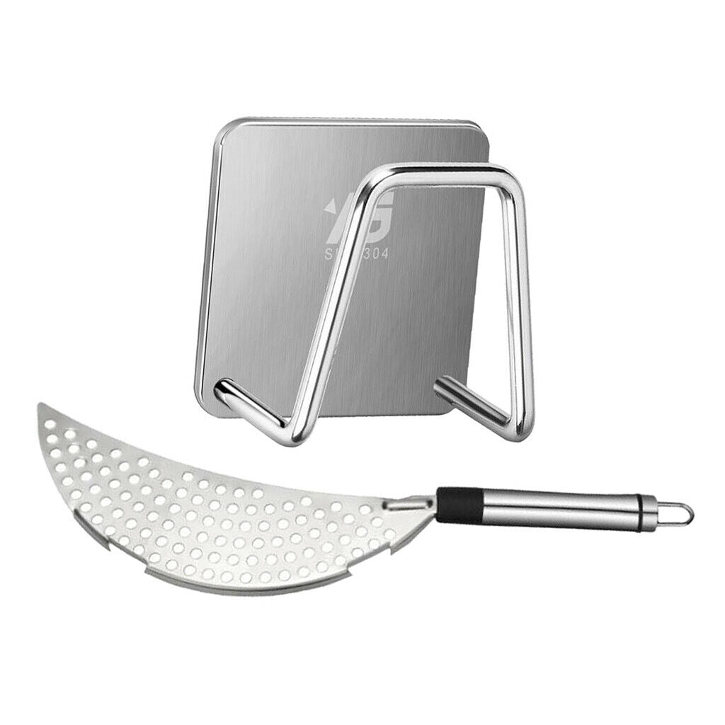 Kitchen Storage Rack Sink Shelf Soap Sponge and Stainless Steel Pot Strainer