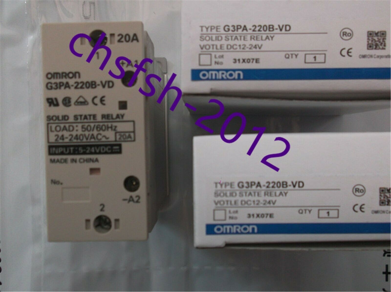 1 pcs New IN Box Omron  G3PA-220B-VD solid state relay