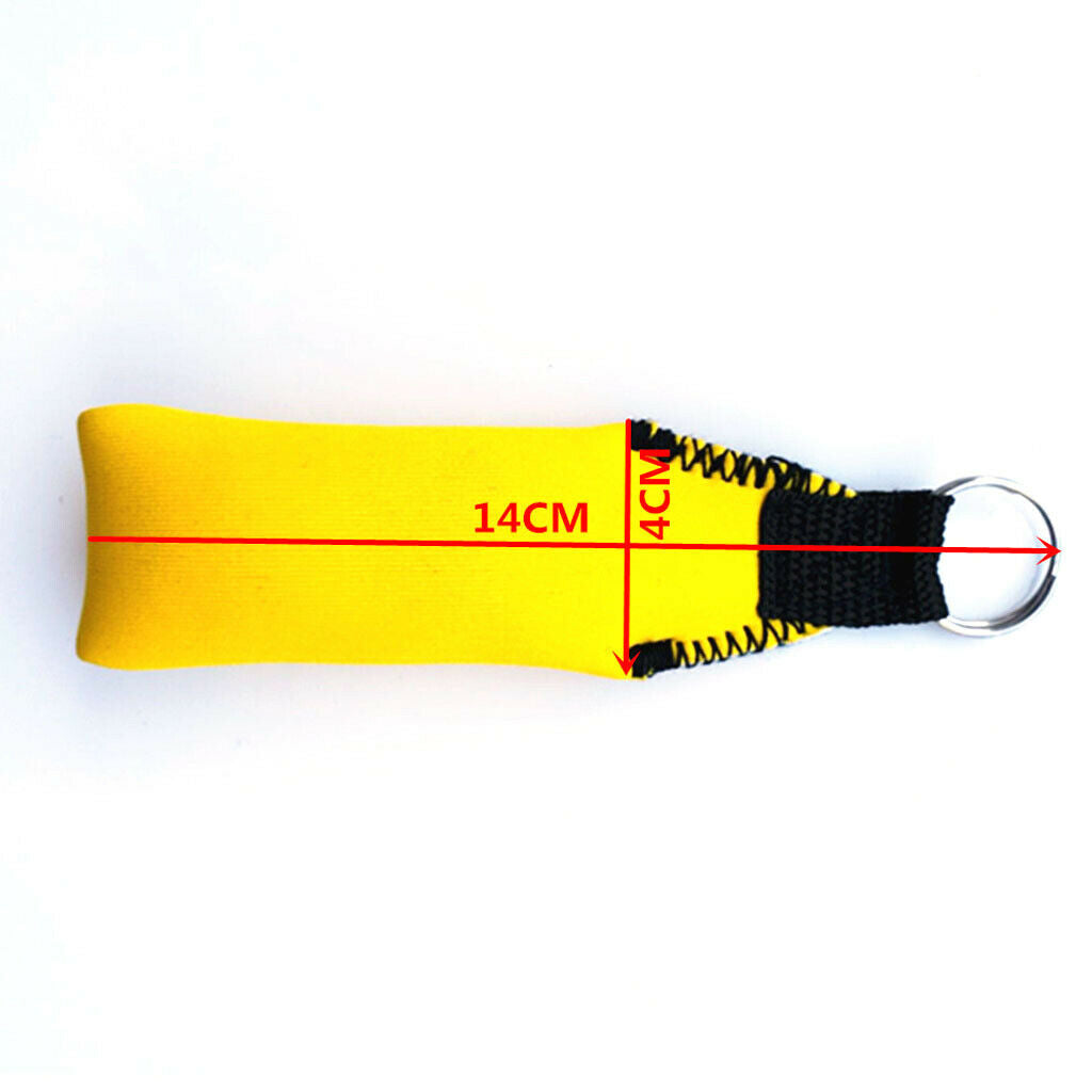 2pcs New Rectangle Neoprene Floating Keyring for Boating Yachting Kayaking