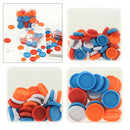 50x Plastic Expander Discs DIY Notebook Scrapbooking Office Stationery 18mm