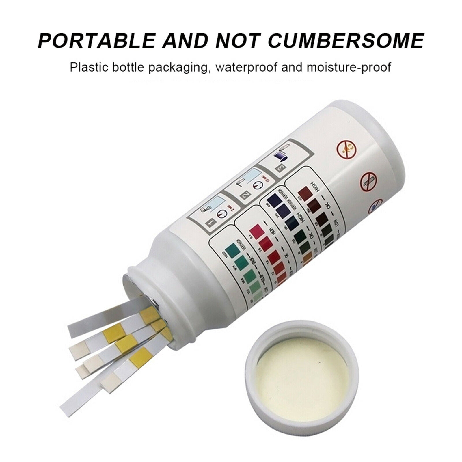 50x Pool Water Quality 4-In-1 Test Strip Alkalinity Hardness Fast