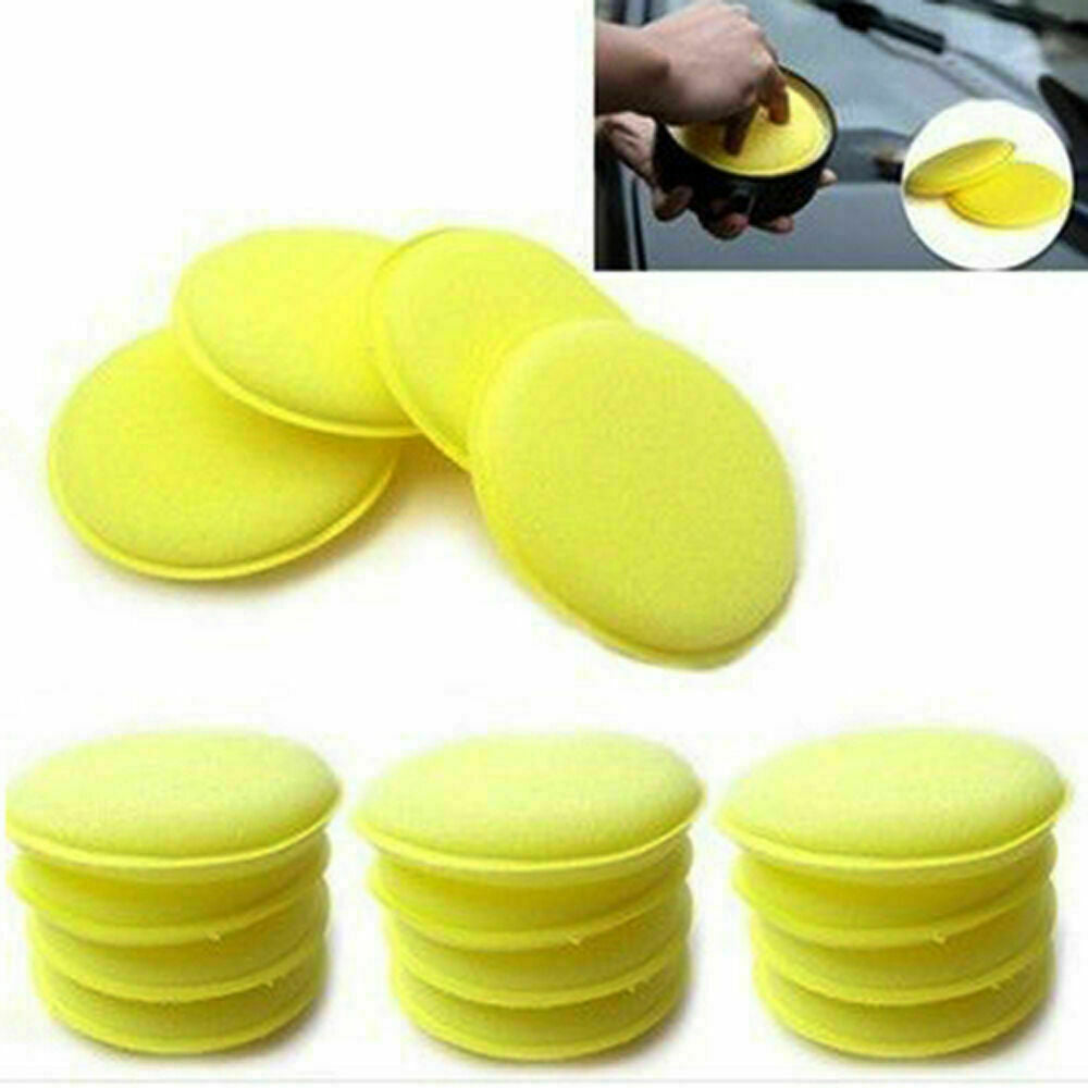 12Pcs High Density Car Waxing Polish Foam Sponge Detailing Applicator Pads Set