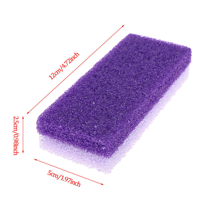 2pcs Foot Pumice Stone Exfoliating Scrub Remover Hard Dead Skin Portable ScrFCA