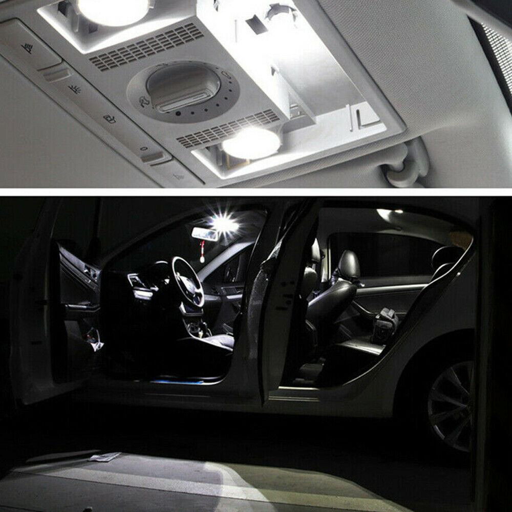 10x T10 LED W5W 3030 SMD Car Width Light Auto Interior Reading Bulb White 12V
