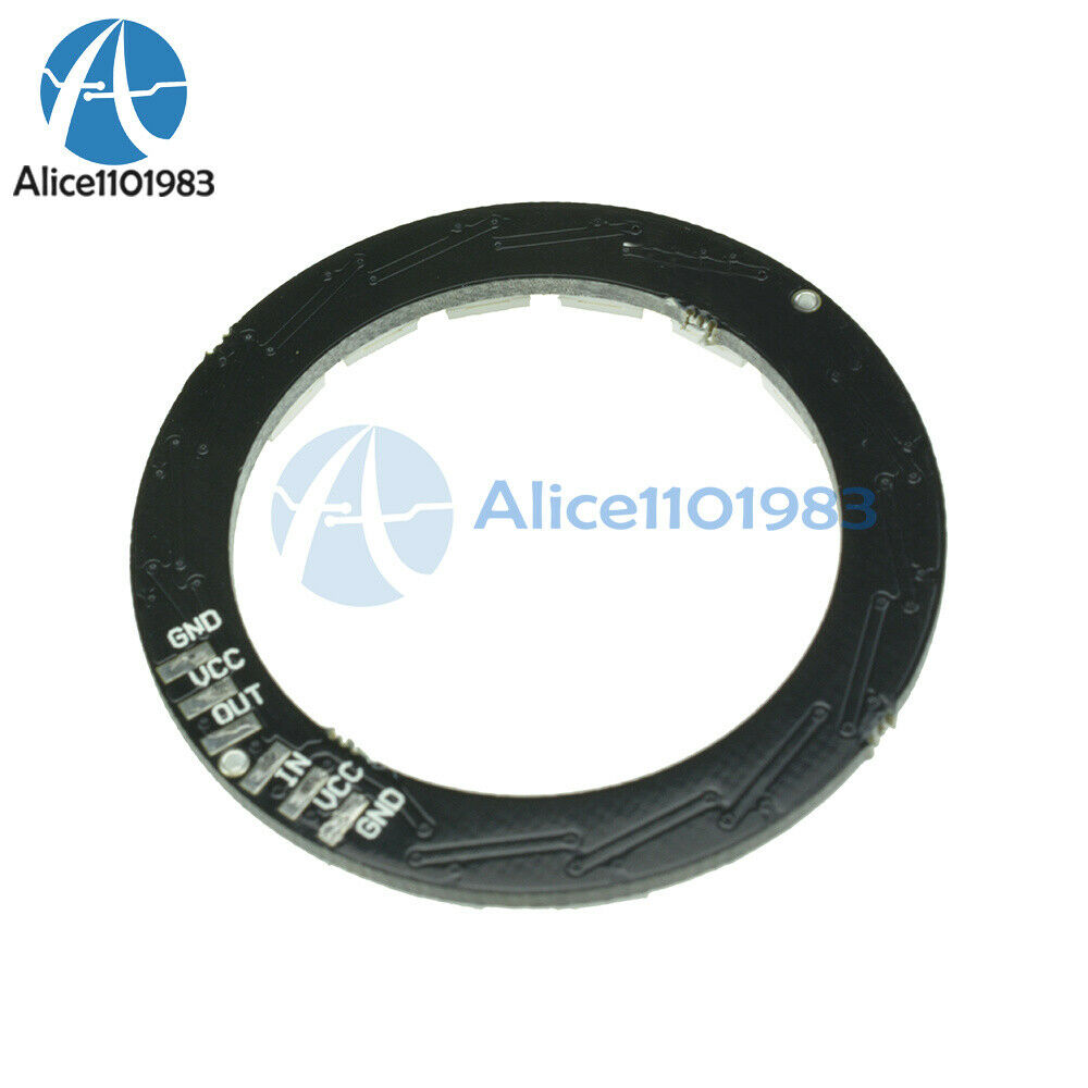 2PCS RGB LED Ring 16Bit WS2812 5050 RGB LED + Integrated Drivers For Arduino DIY