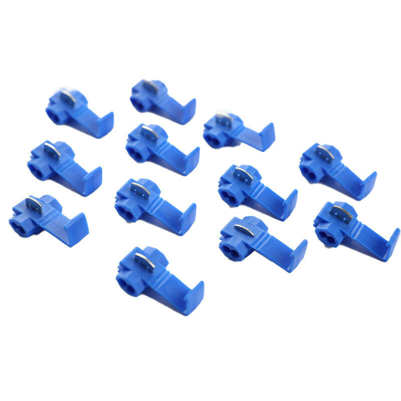 20PCS Wire Connector Lock Snap Without Breaking Cable Insulated TerminalsW GEDF