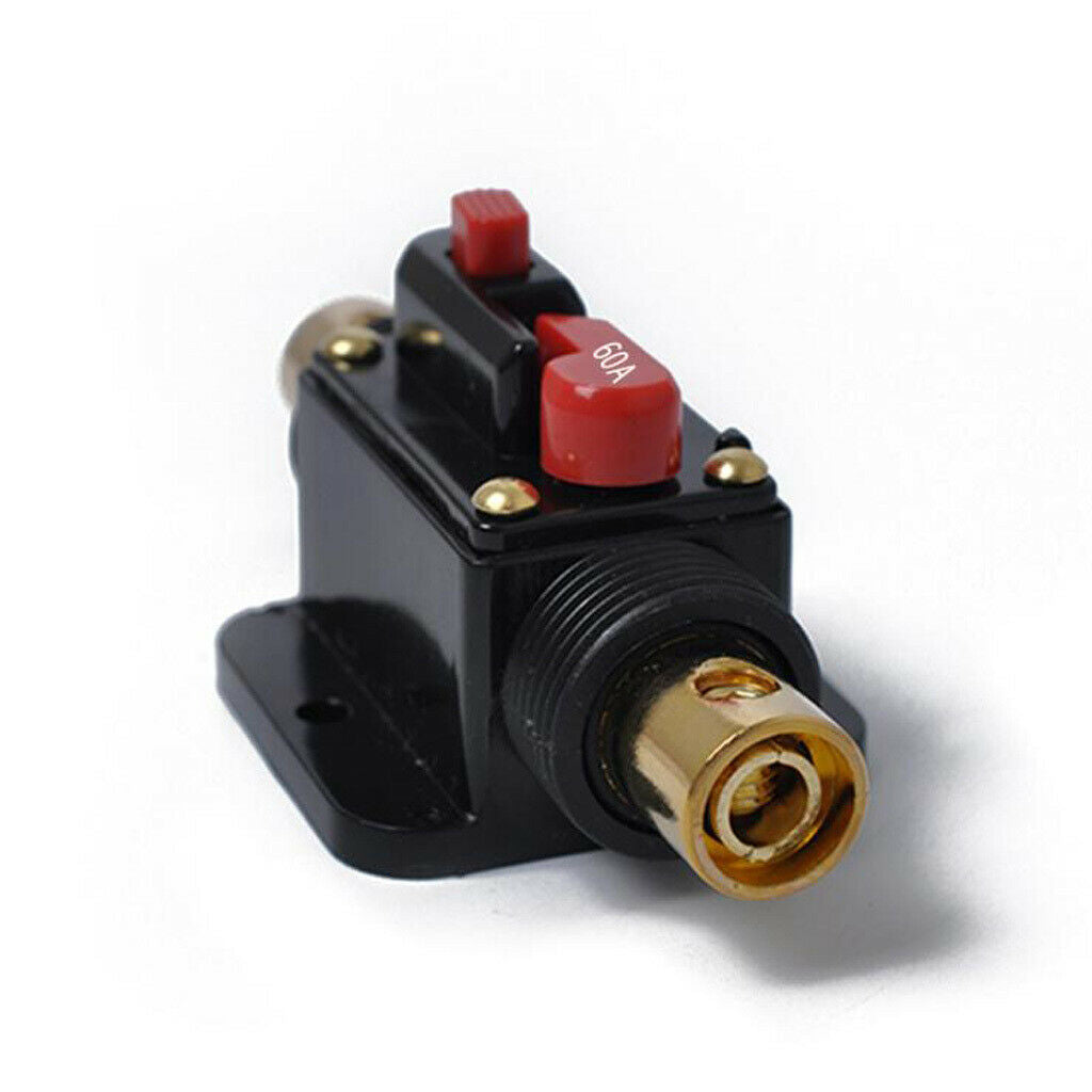 3X 12V Car Auto Audio AGU Fuse 4-8 AWG Inline Circuit Breaker Protection 60A