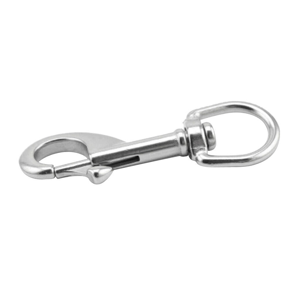 2pcs Stainless Steel Carabiner Hook With Metal Handbag Frame