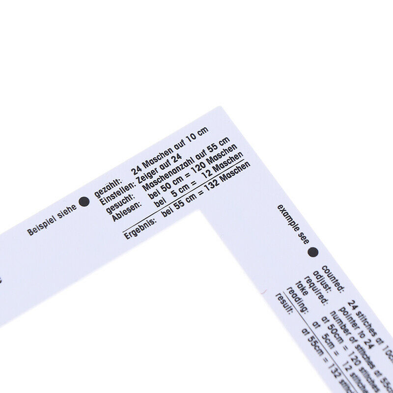 Knitting Gauge Converter Knitting Calculator Counting Sewing DIY Accessor.l8