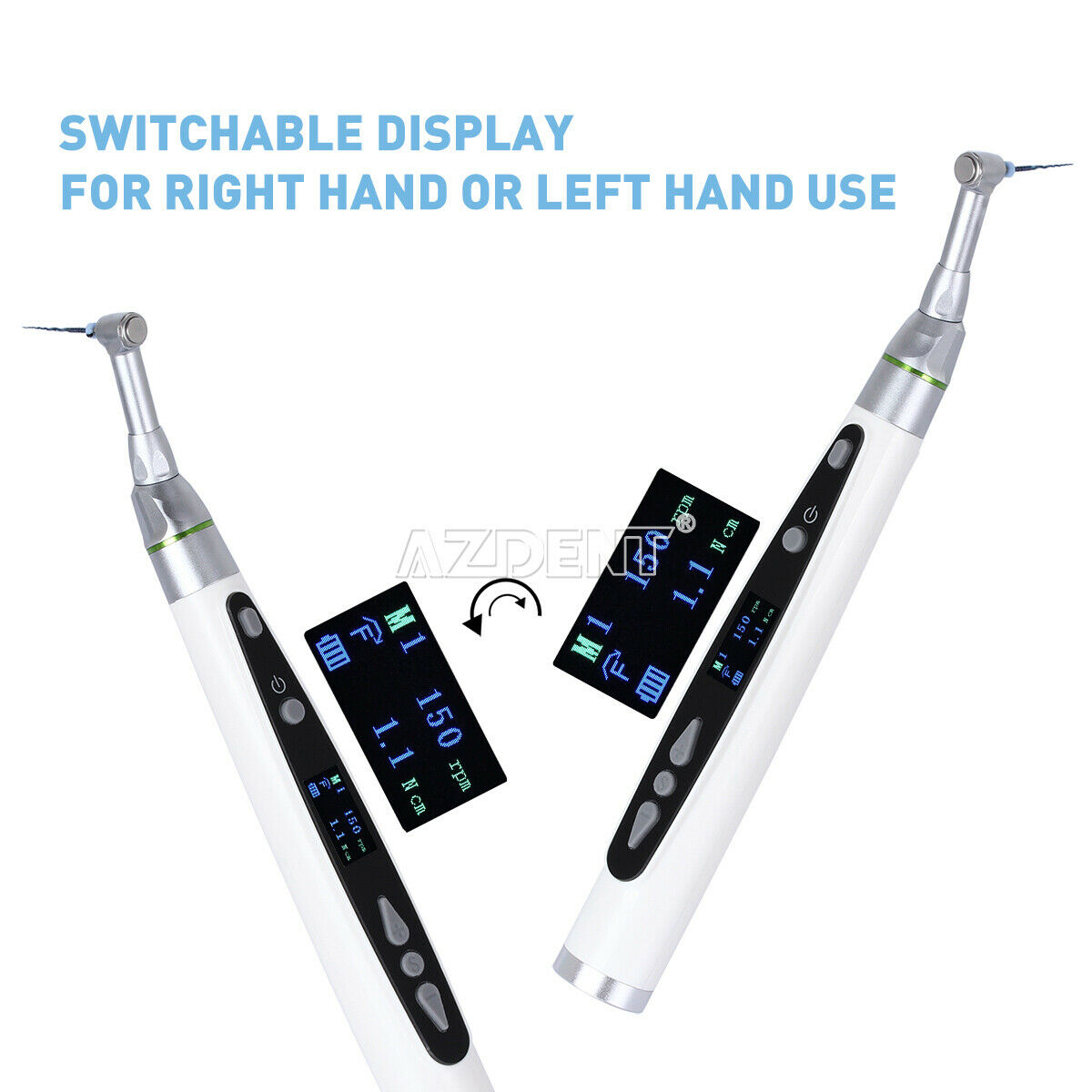 Dental LED Endo Motor Mini 16:1 Reduction Contra Angle M1-M9 YDK-EM-Ⅱ Wireless