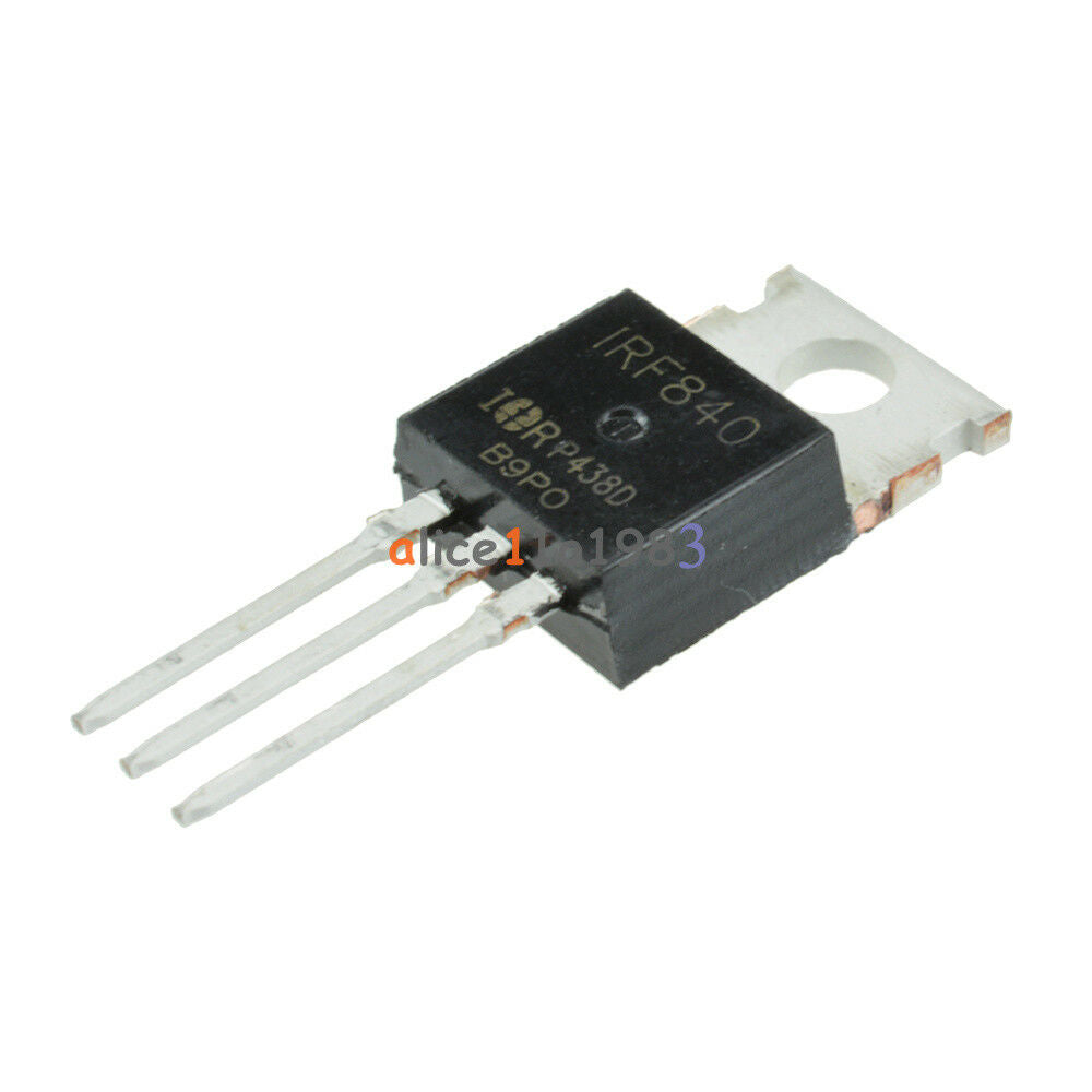 10pcs IRF840N IRF840 N-channel 8A 500V MOSFET TO-220 IR Transistor Best