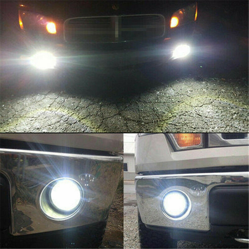 H3 pure white bright 35w LED Fog Driving Light Bulbs conversion kit canbus 6000k