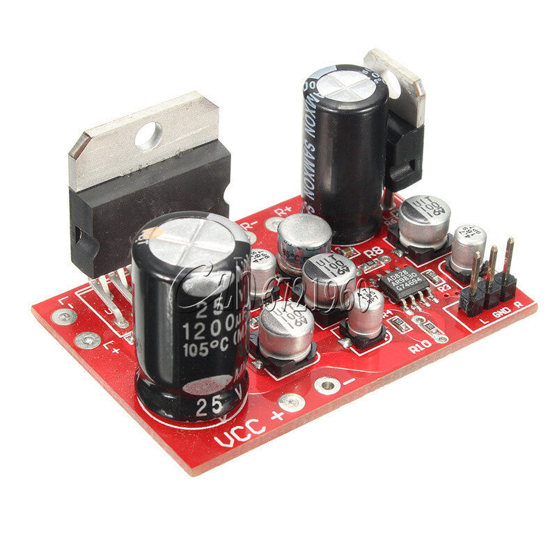 TDA7379 38W+38W Stereo Amplifier Board w/ AD828 Preamp super than NE5532 DC 12V