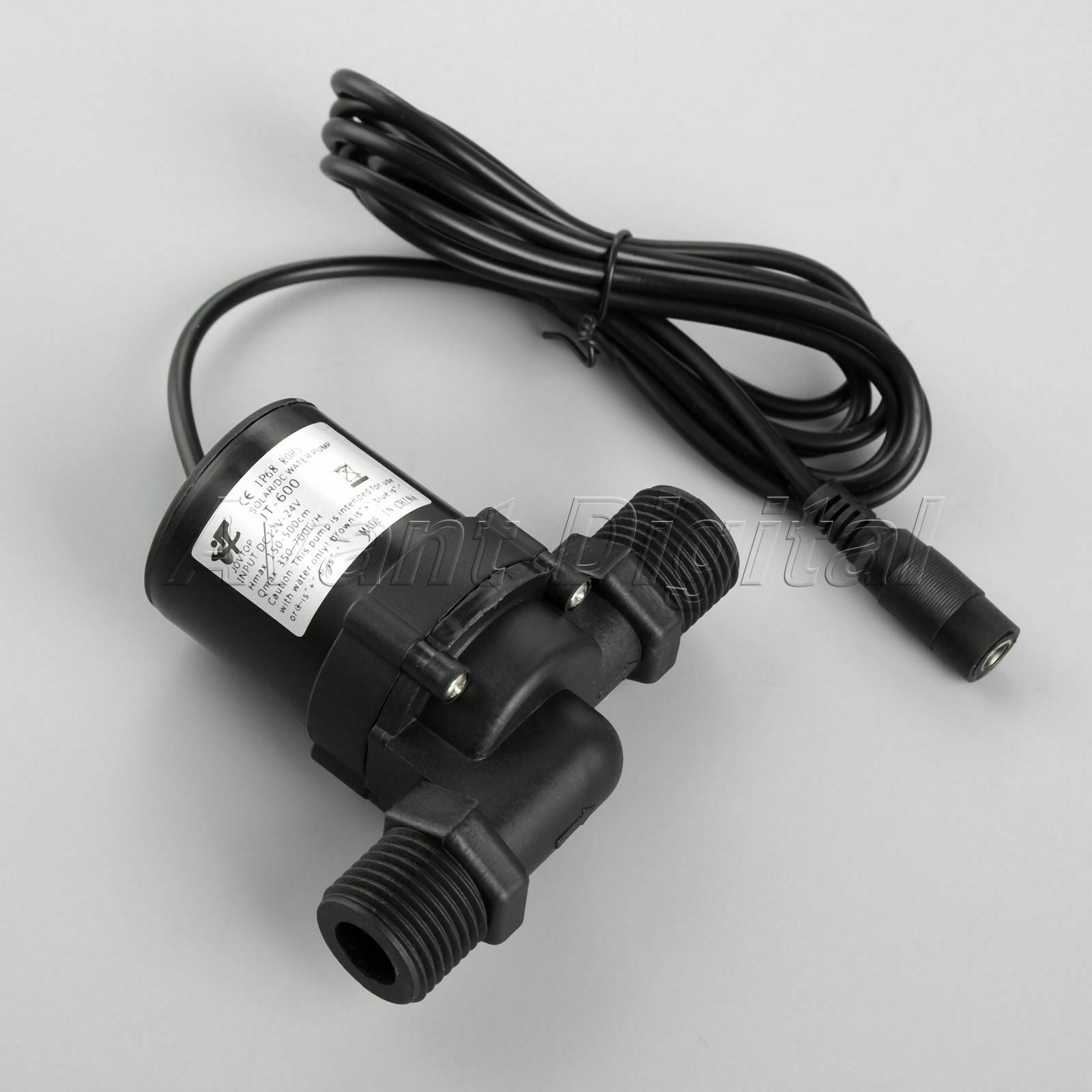 1Pc DC 12-24V 1000L/H Water Circulation Pump Brushless Motor Water Fountain Pump